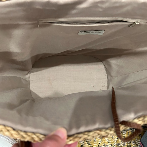 Banana Republic Straw Beach Bag - Picture 2 of 3